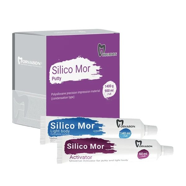 ست سه تکه قالبگیری سی سیلیکون مروابن + اکتیواتور اضافی Silico Morvabon + Activator