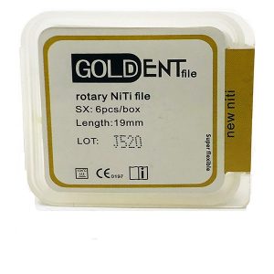 فایل روتاری گلدنت سایز Rotary NITI File GOLDENT S1